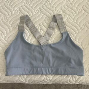 Figs Blue Sports Bra